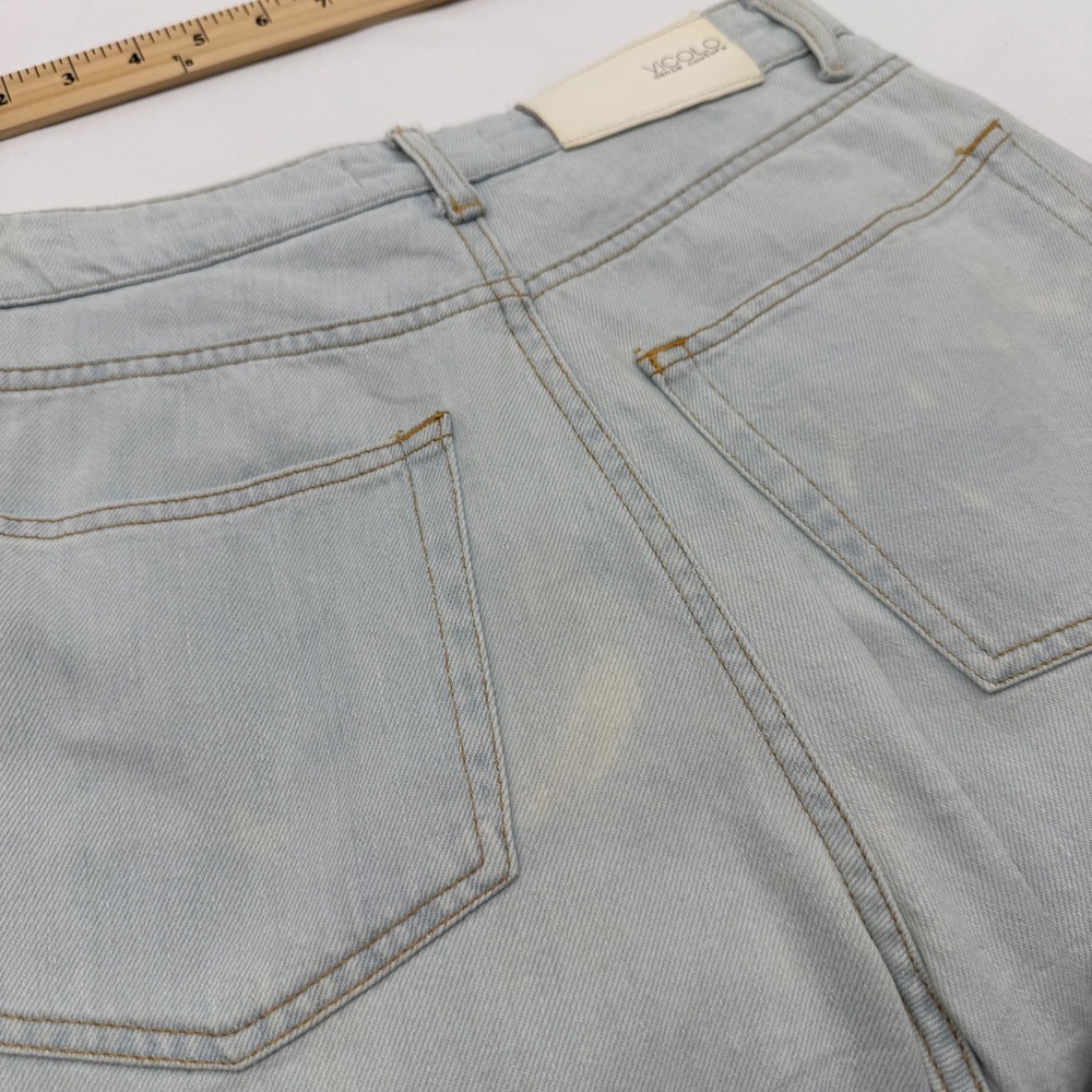 Vicolo Denim Couture Jeans Light Wash Pleated High Waist Tapered 90s‎ - Picture 10 of 13